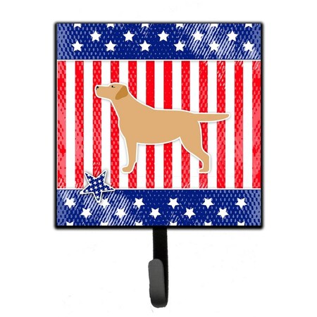 Carolines Treasures USA Patriotic Yellow Labrador Retriever Leash or Key Holder BB3297SH4